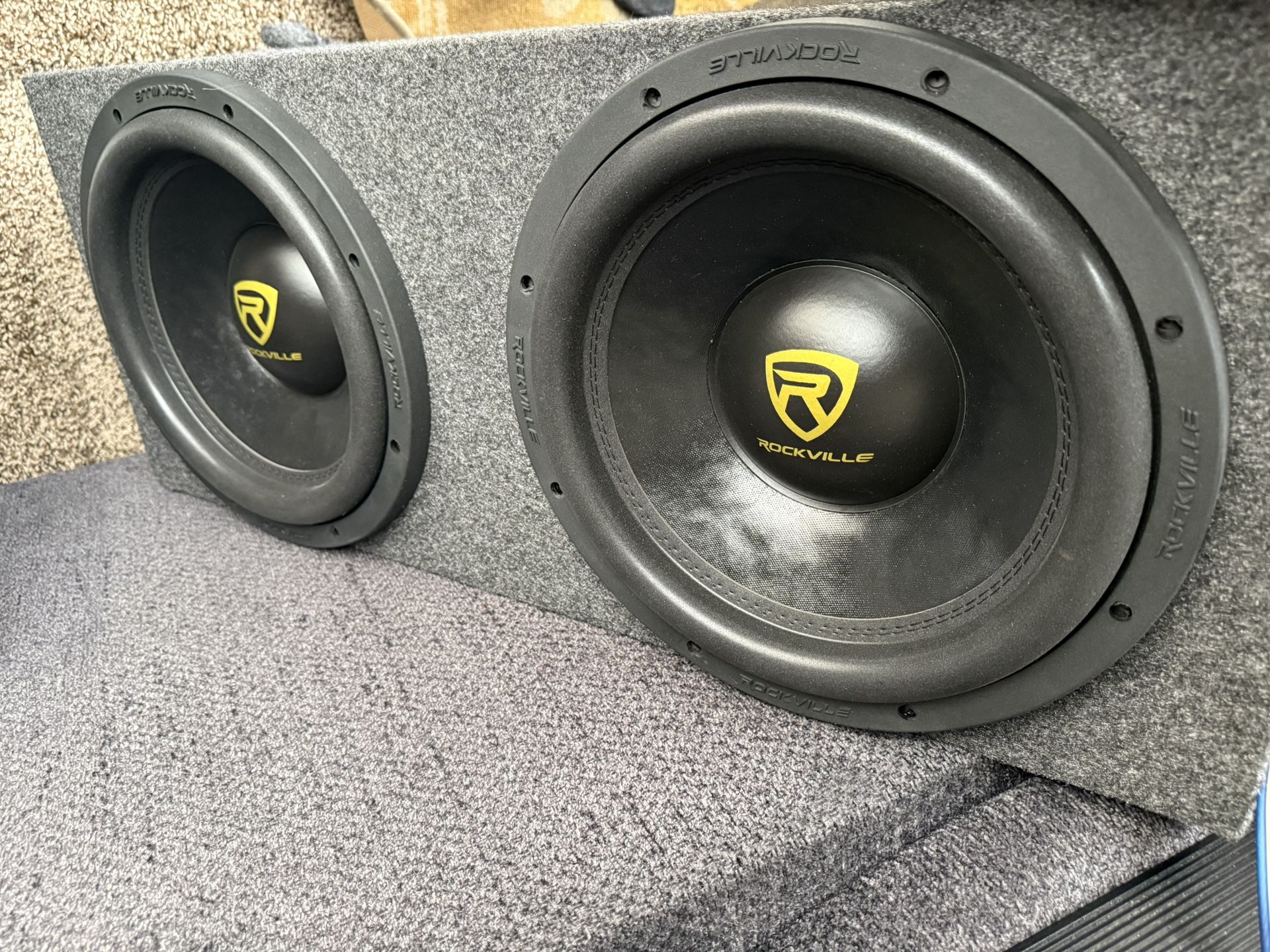Rockville Audio W12K9D4 Speakers With NDA105 Amp