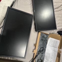 2 Monitors And Keyboard