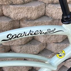 ELECTRA SPARKER SPL 3 SPEED LIKE ( NEW) Beautiful Light Green Cream Color Front Tire 26X2.125 And Rear Fat Tire 24X3.0 Ready To Ride Thanks