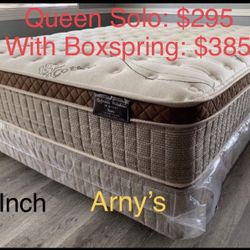☁️  Queen Size Organic Style Very Nice Mattress (Mattress Only) 