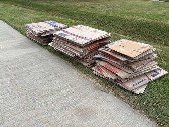 Free Large stack of moving boxes