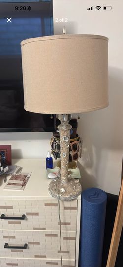 Designer Crystal & Rhinestone Table Lamp