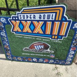 1999 Super Bowl Sign 