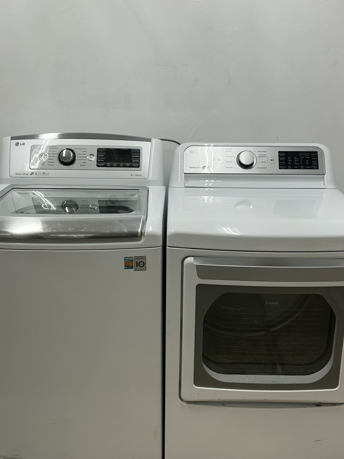 LG Set Gas Laundry