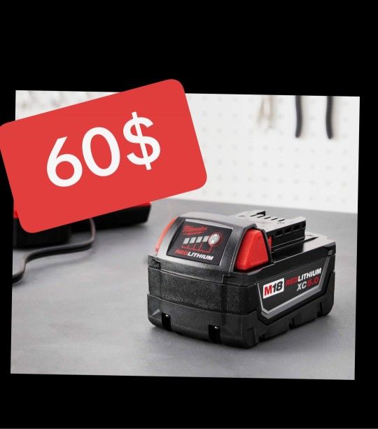 New !!!! Milwaukee M18 Fuel Battery
