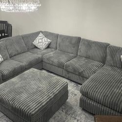 Brand New/, Gray,seccional, Couch, Sectional 