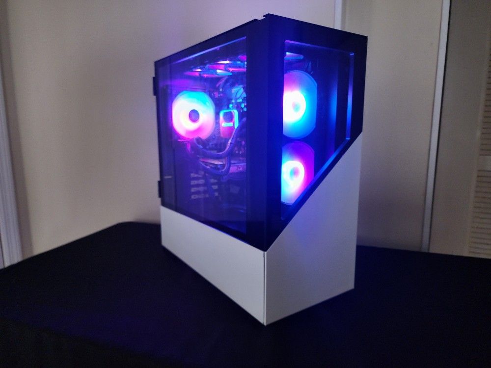 All Around Gaming PC Bundle With Monitor RTX 3060 Liquid Cooling