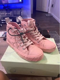 High Top Pink Off White Shoes Size 39