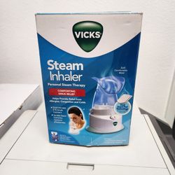 Vicks V1200 Steam Inhaler Personal Sinus Allergies Congestion Cold Relief

If posted, it is available. 