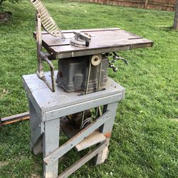 Vintage HOMECRAFT Milwaukee Table Saw