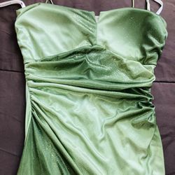 Vintage Green beautiful mermaid dress