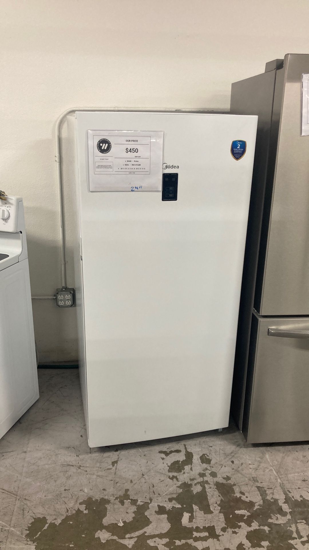Midea Upright Freezer Or Refrigerator