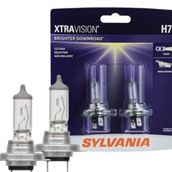 Sylvania H7 xtravision headlight bulbs new