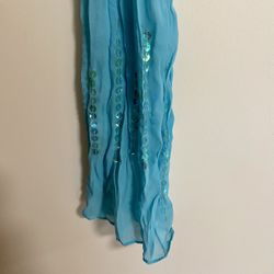 Turquoise scarf