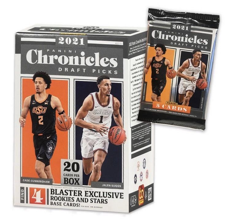 2021 Panini NBA Chroncicles Draft Picks Basketball Trading Card Blaster Box