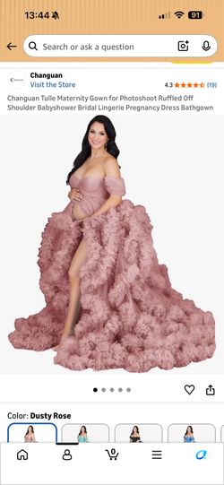 Pink ruffle dress