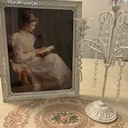 Antique Frame With An Antique Inspired Print