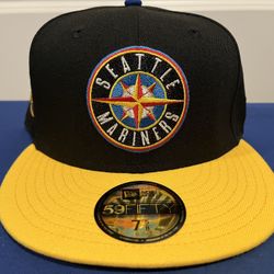 New Era Seattle Mariners Fitted (Blk Yellow Red)