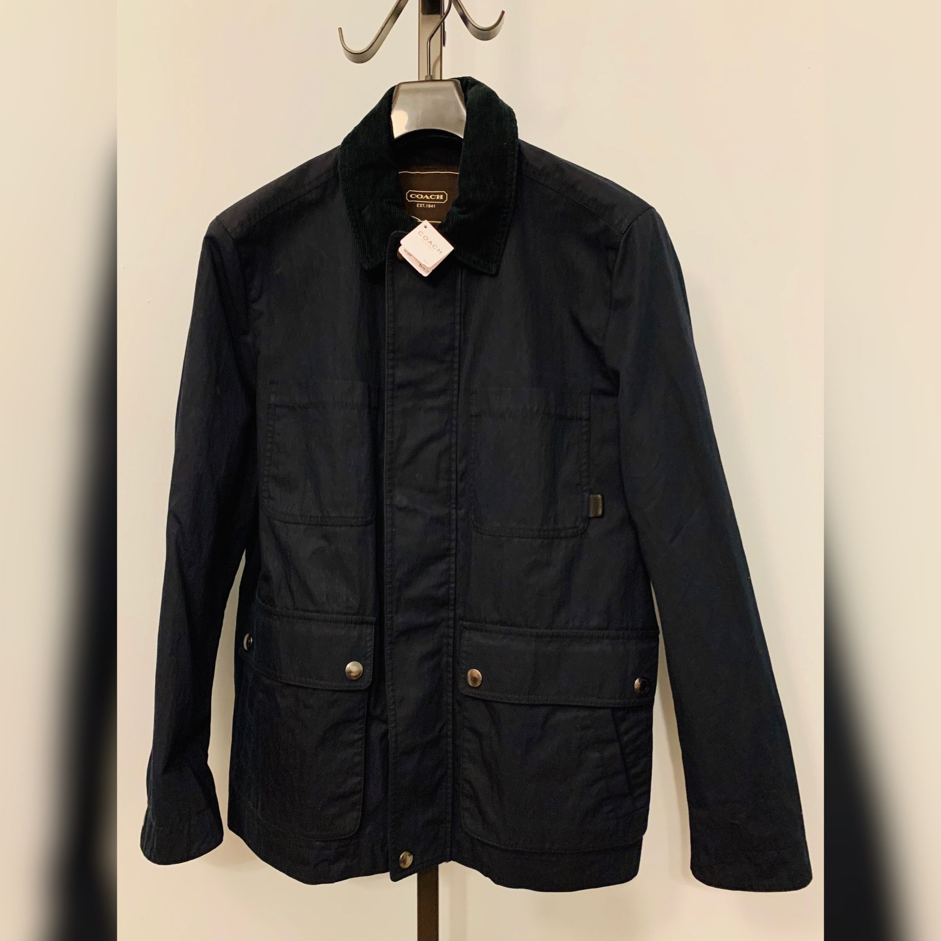 NWT! Men’s Coach Down Feather Jacket, Size: Small