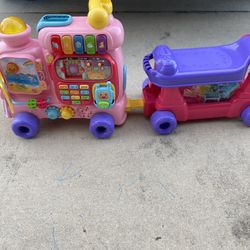 Vtech Sit to Stand Train with All Pieces Kids Baby Toys