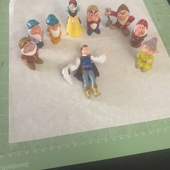 Snow White And 7 Dwarfs And Prince 90’s PVC