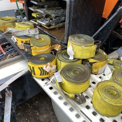 Cargo Ratchet Straps for Trucking, Flatbed Cargo Securement