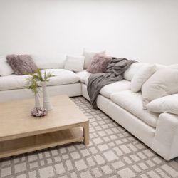 WHITE ☁️ MODULAR SECTIONAL !!! 🛋️ FAST DELIVERY!  🚚 