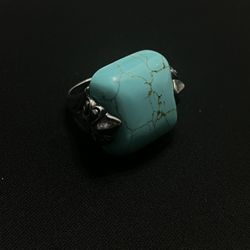 Vintage Turquoise Silver Ring