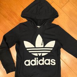 Adidas Black Hoodie Size XS Women Like New