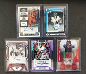 Broncos Auto Lot (5) Troy Franklin Riley Moss Vance Johnson Eddie Royal /250