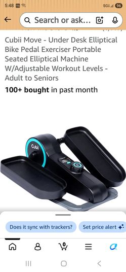 Under desk elliptical