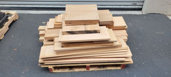 White oak wood remnants