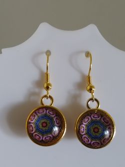 Cute Gold Plated Clorful Earrings