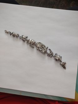 Sterling Silver Noah's Ark Bracelet