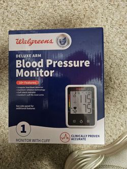 New in original box deluxe arm blood pressure monitor Walgreens brand
