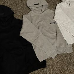 Brand new essentials hoodies