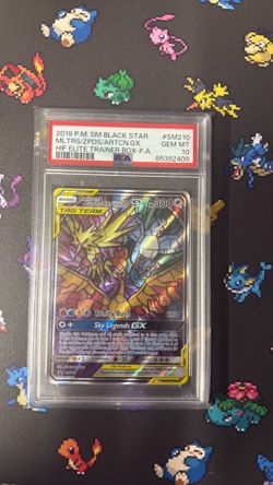 Moltres/Zapdos/Articuno #SM210 - PSA 10
