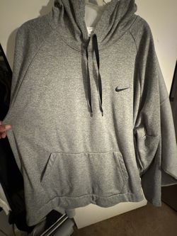 Nike Xxxl 3xl Big And Tall Dri-fit Collect Silver Hoodie