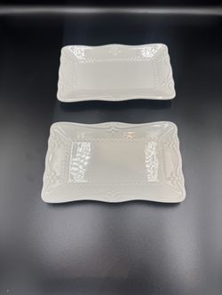 Southern Living at Home Gallery Small Serving Tray X 2.  8 3/4” X 5.5”