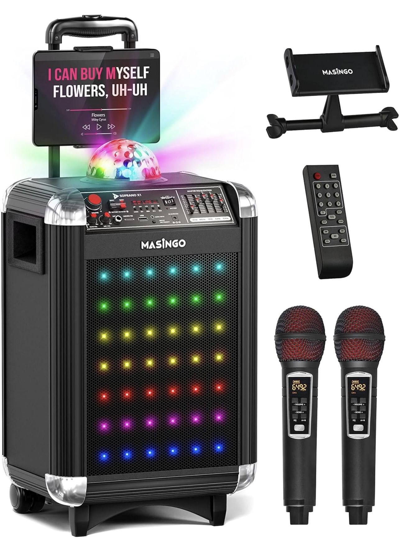 NIB - MASINGO Karaoke Machine for Adults and Kids