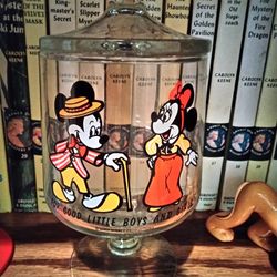 Disney Mickey Mouse Candy Dishes $50 Each Crystal With Mickey Mouse In It Tall 60