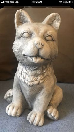 Dog statue