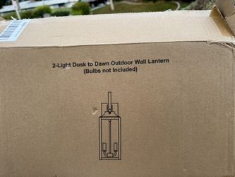 Dusk To dawn Wall Lantern Outdoor Lighting