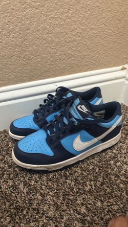 Blue dunks size 7y