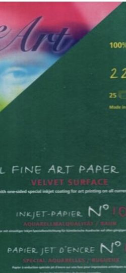 Digital fine art paper 