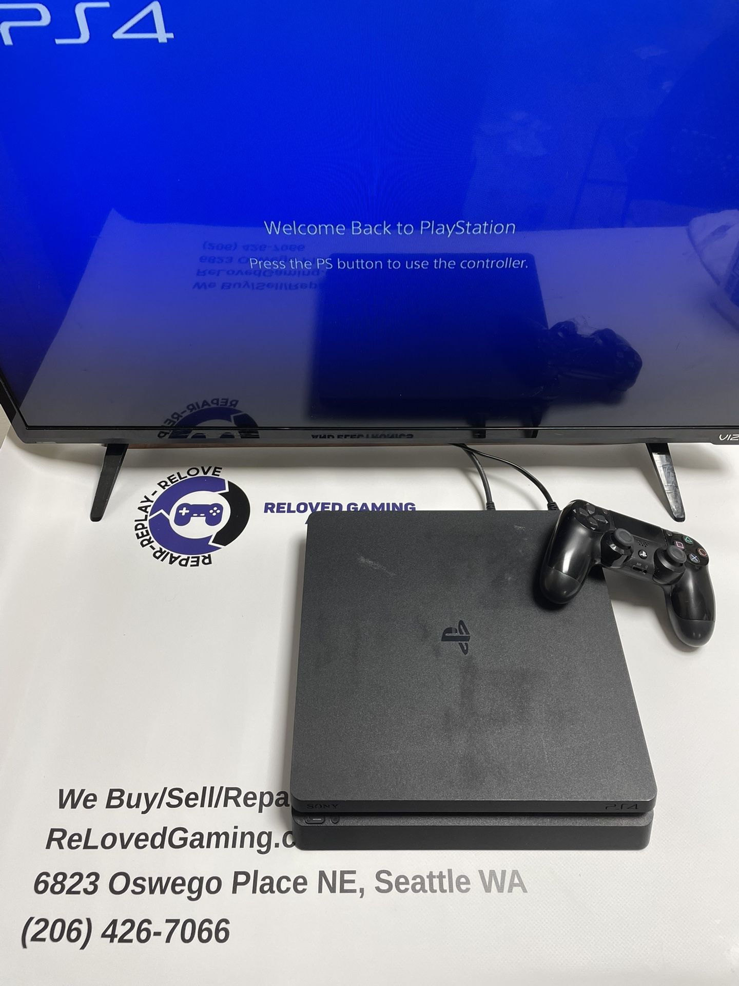 PlayStation 4 Slim - Two Month Warranty - In Great Condition - For Sale Or Trade