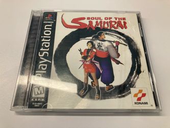 Soul of the Samurai PlayStation 1 PS1 Complete CIB Konami