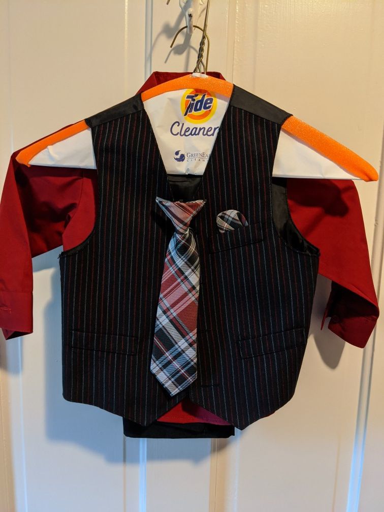 Boys 2T four piece dress pants outfit