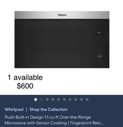 Whirlpool Over the Range Microwave