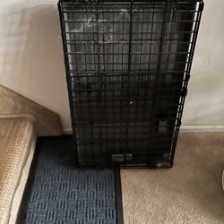 20 By 30 Inch Folding Metal Dog Crate With Plastic Pan